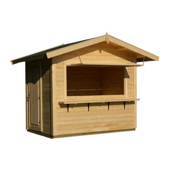 User Manuals: Palmako FRC28-2518 Cabin Garden House