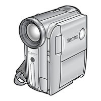 Canon 600 - Optura 4.3MP MiniDV Camcorder Instruction Manual