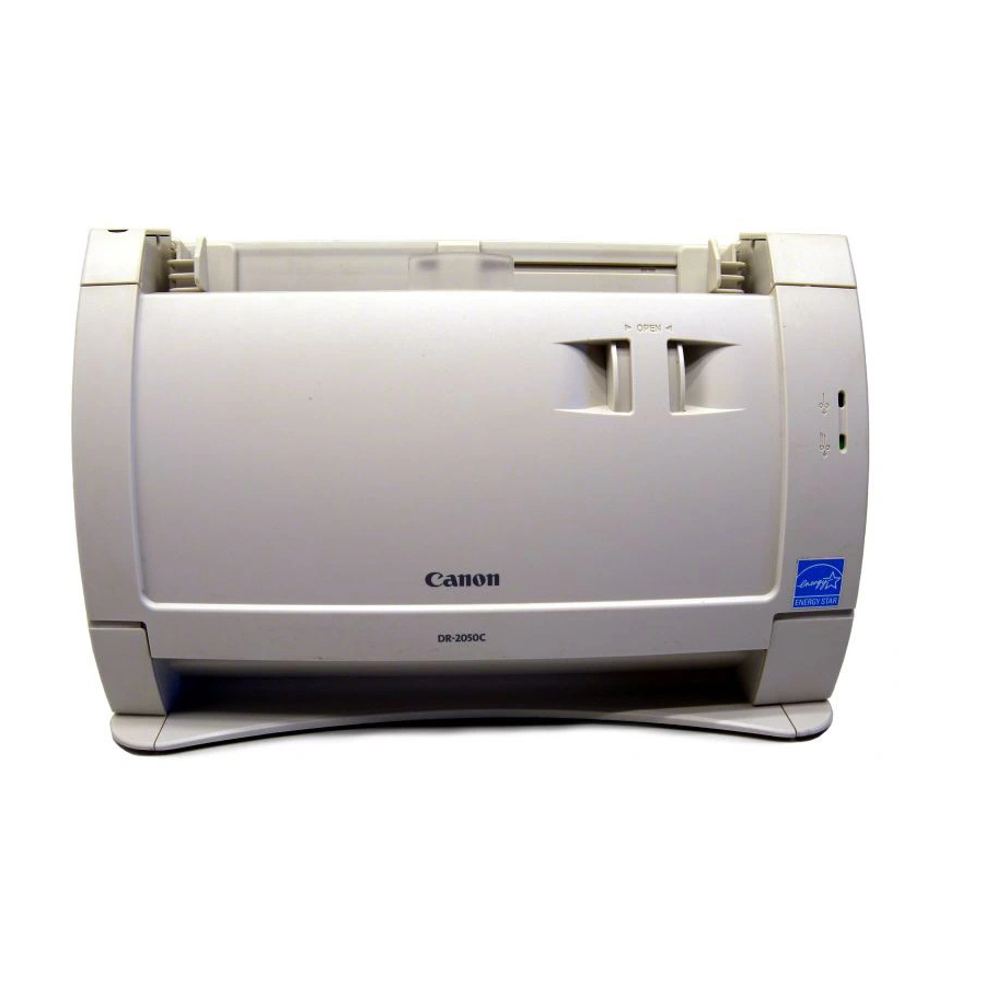 Canon DR-2050C Startup Manual