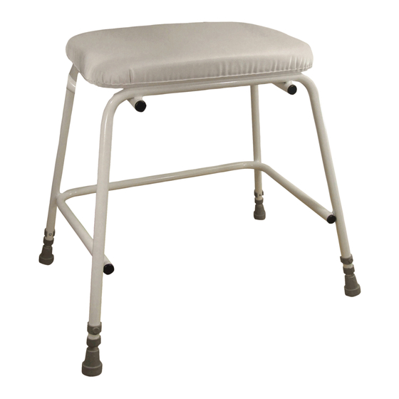 aidapt VG868W Bariatric Perching Stool Manuals