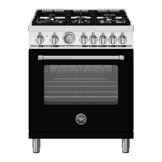 Bertazzoni Professional Series Installation, User And Maintenance Manual