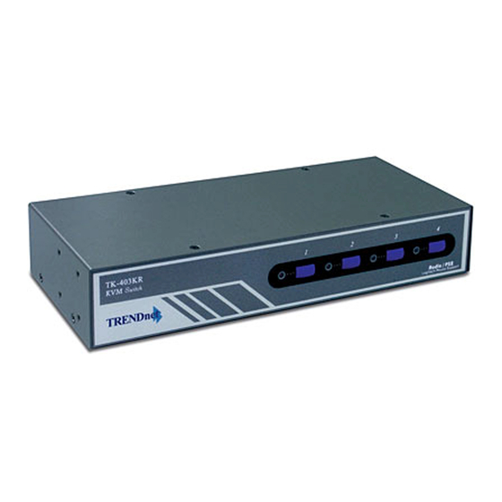 TRENDnet TK-403KR User Manual
