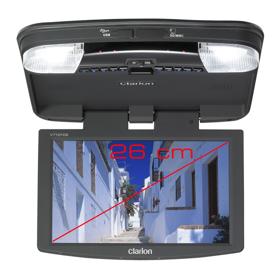 Clarion VT1010E Owners Manual & Instruction Manual