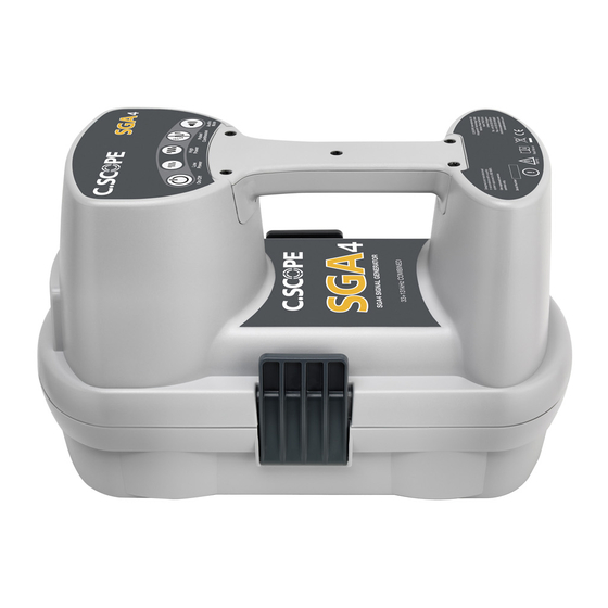 C-SCOPE SGV4 Instruction Manual