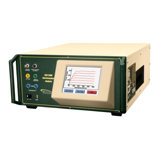 BC Biomedical ESU-2400 User Manual