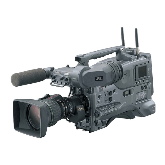 Sony PDW-510P Operation Manual