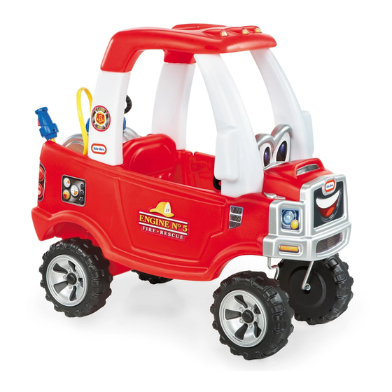 Little Tikes COZY FIRE TRUCK 484544 Manual