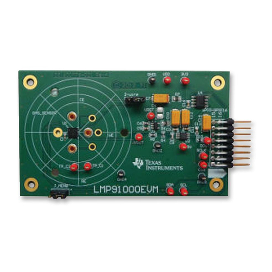 Texas Instruments LMP91000EVM Operation & User’s Manual