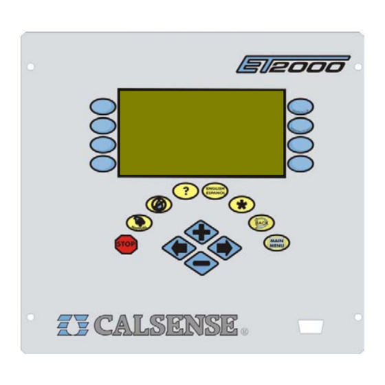 Calsense ET2000 500 Series Setup Manual
