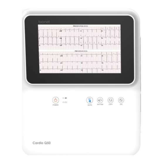 Bionet Cardio Q50 Operation Manual