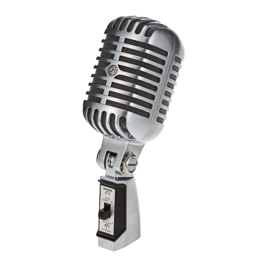 Shure Series II, 55SH Manual