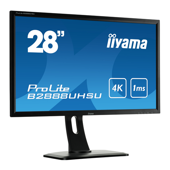 Iiyama ProLite B2888UHSU User Manual