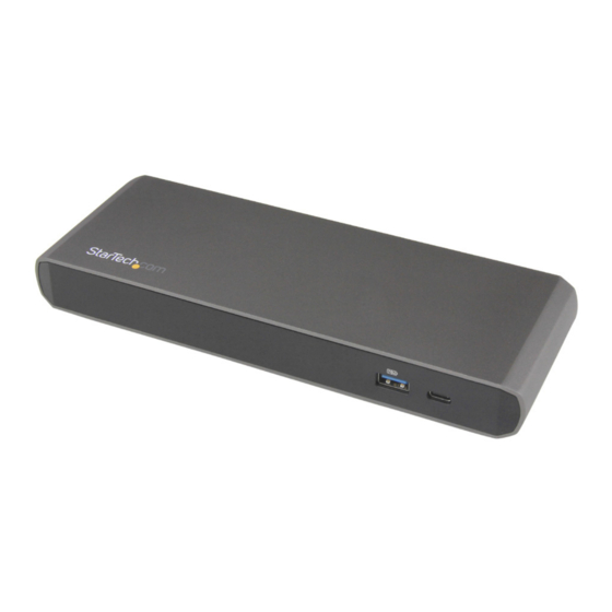 StarTech.com TB3DKDPMAW User Manual