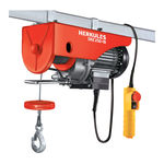 HERKULES SHZ 250 Operating Instructions Manual