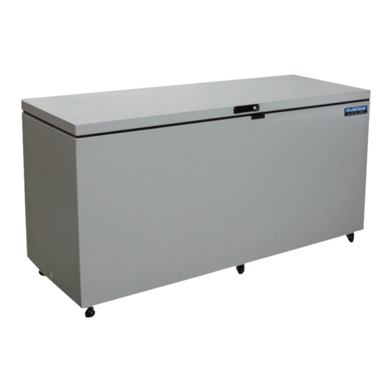 Ojeda NCFH Series Chest Freezer Manuals
