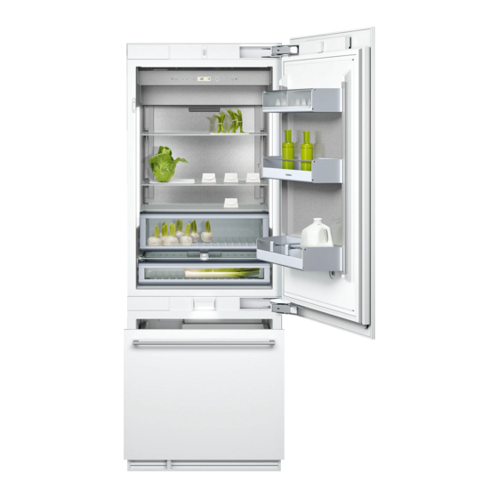 Gaggenau RB472301 Installation Instruction