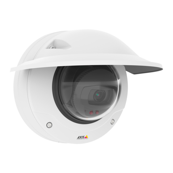 Axis Q35 Series User Manual