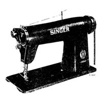 SINGER 400W1 Instructions Manual