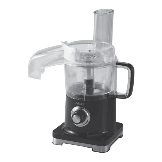 Oster 4 cup Continuous Flow Food Chopper Instruction Manual