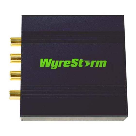 Wyre Storm CONV0001 Operating Instructions Manual