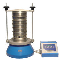 Ele SIEVE-TRONIC Operating Instructions Manual