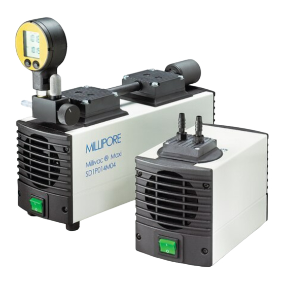 Millipore Millivac Maxi SD1P014M04 User Manual