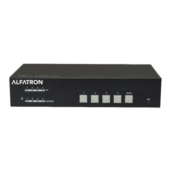 ALFAtron ALF-WU4K HUB Manual