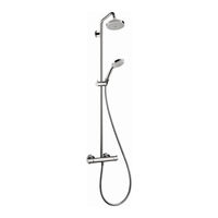 Hans Grohe Croma 27169 1 Series Installation/User Instructions/Warranty