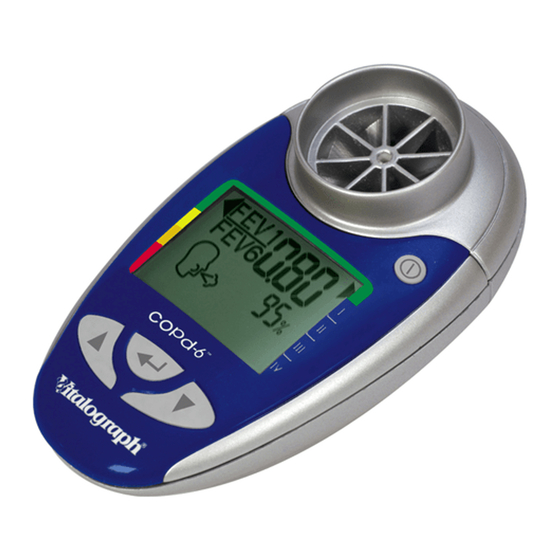 Vitalograph COPD-6 Quick Start Manual