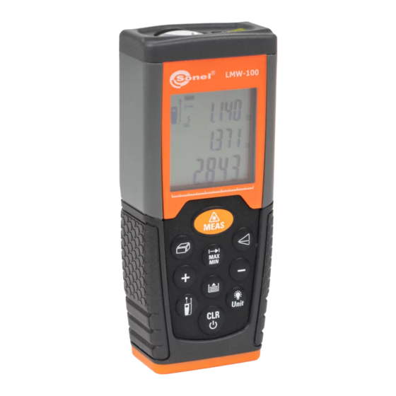 Sonel LMW-100 Manual