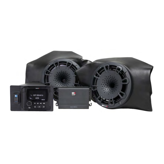 MB QUART  MBQR-STG2-RC1 Installation Manual