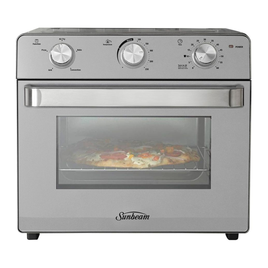 Sunbeam BT7200 - Multi Function Oven + Air Fryer Countertop Manual
