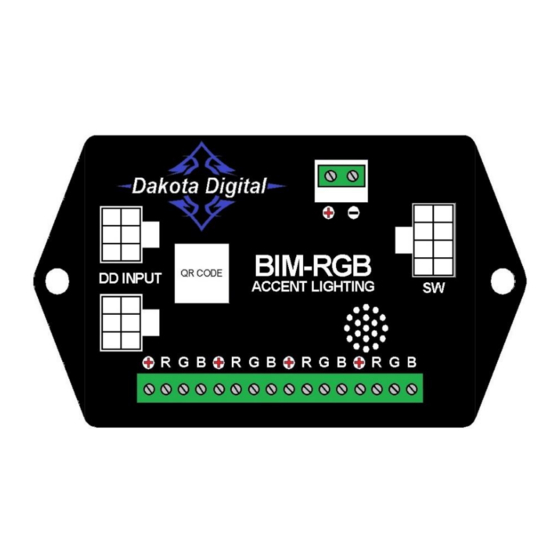 Dakota Digital BIM-RGB Manuals
