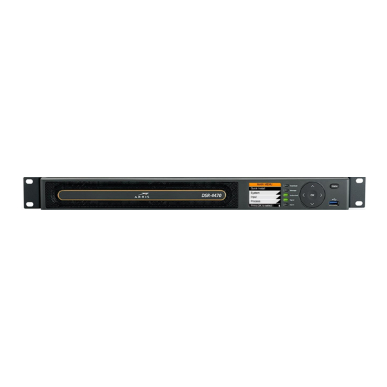Arris STARZ DSR-4470 Series Quick Start Manual