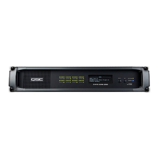 QSC Q-SYS Core 250i Specification