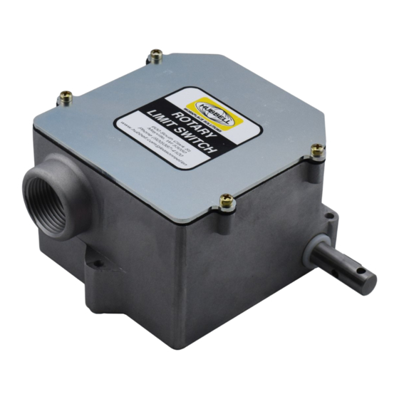 Hubbell Limit Switches Specification Sheet