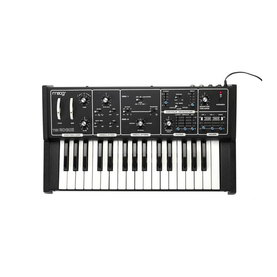 Moog The Rogue Owner's Manual