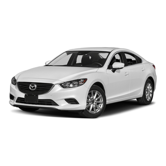 Mazda 6 2017 Owner's Manual