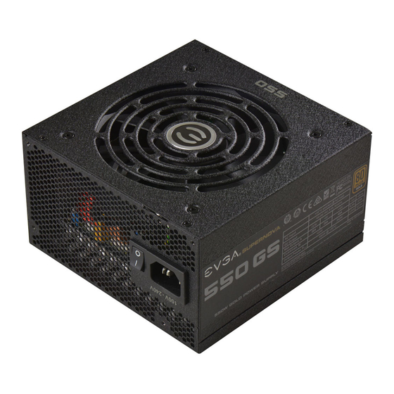 EVGA 550GS Manual