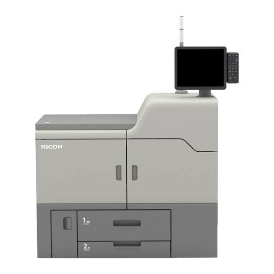 Ricoh Pro C7200 Operating Instructions Manual