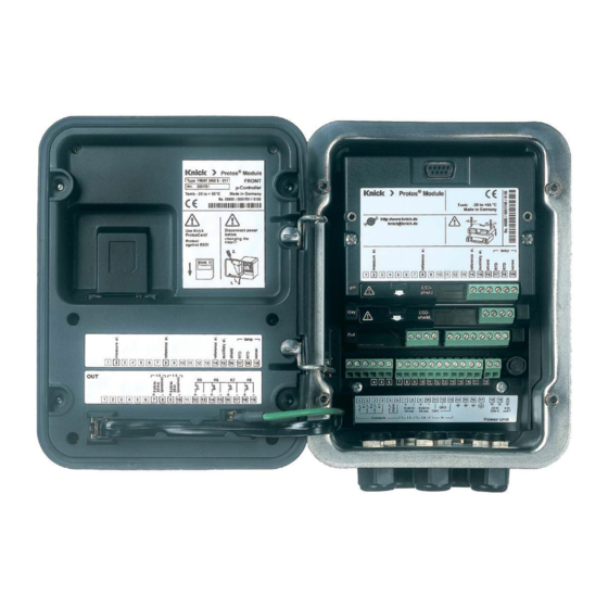 Knick Protos LDO 4400-170 Manuals