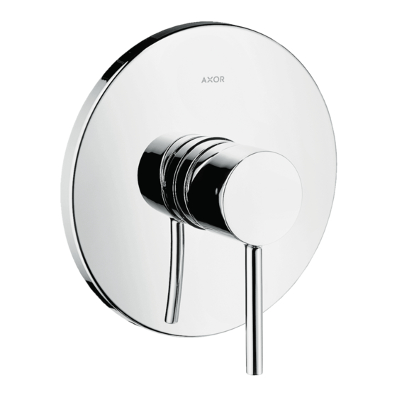 Hans Grohe Axor Starck 10616 Series Assembly Instructions Manual