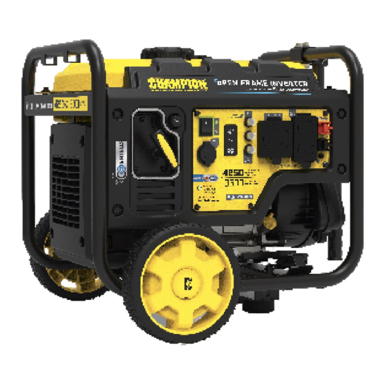 Champion 201226 Quick Start Manual