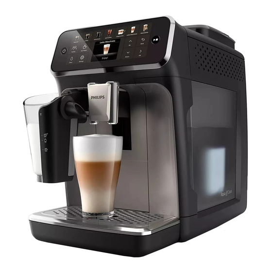 Philips LatteGo 4400 Series User Manual