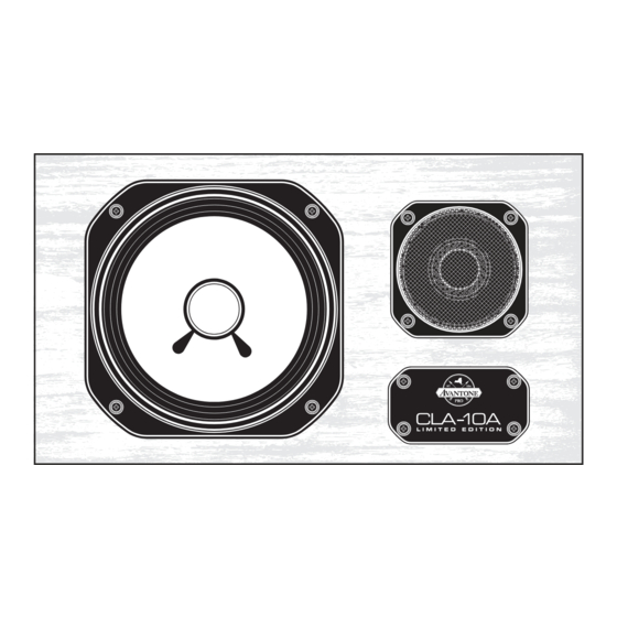 Avantone Pro CLA-10A LIMITED EDITION Manual