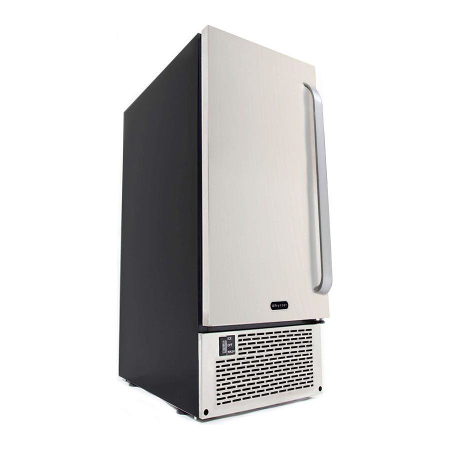 Whynter UIM-502SS - ICE MAKER Manual