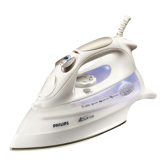 Philips Azur GC4238 Steam Iron Manuals