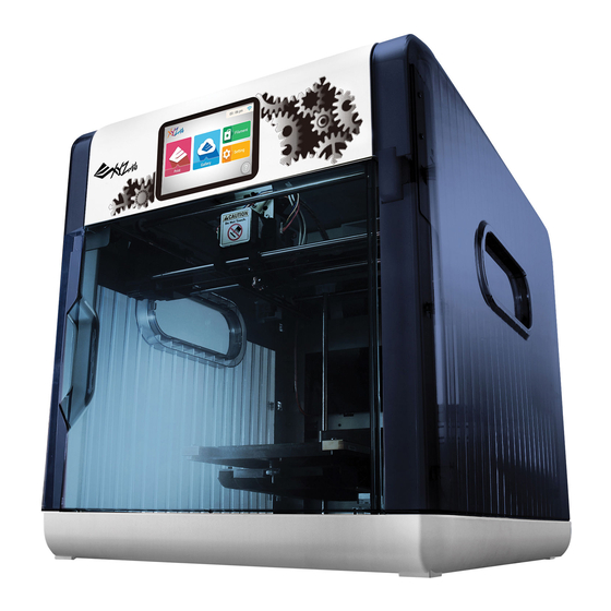 XYZ Printing da Vinci 1.1 Plus User Manual