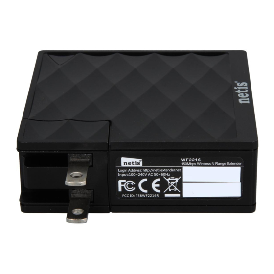 Netis WF2216 Quick Installation Manual