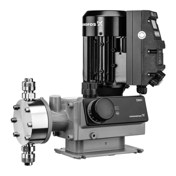 Grundfos DMH 25 Series Installation And Operating Instructions Manual